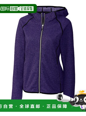 自营 cutter & buckCutter&Buck Mainsail毛衣针织连帽衫女式全拉