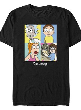 Fifth Sun|男款 Rick and Morty 变色盒短袖 T 恤