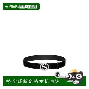 香港直邮GUCCI 腰带 1小时内可退 男士 黑 8122550YA0N1000 SS2025