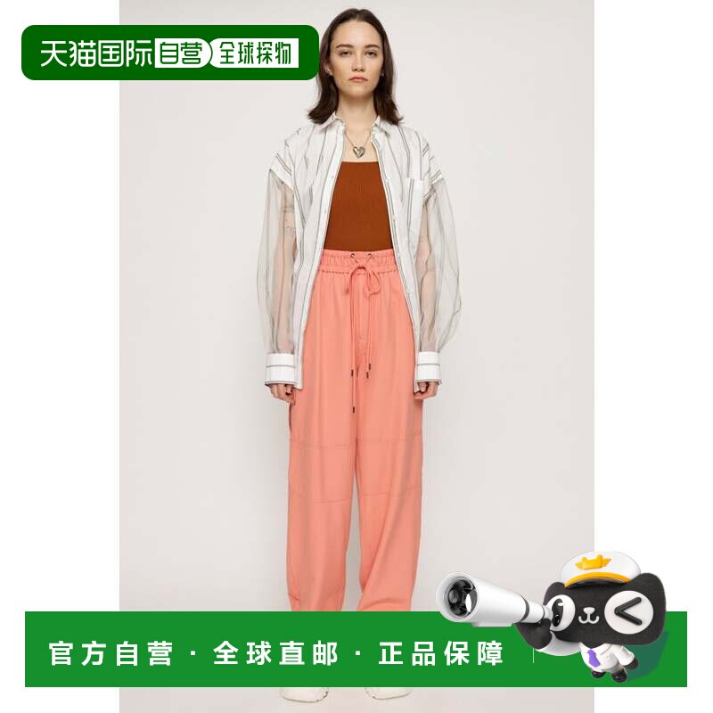 日本直邮SLY 粉色拼接工装裤