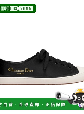 1h可退 香港直邮DIOR 迪奥 女士 鞋 KCK452SATS black黑色 舒适时