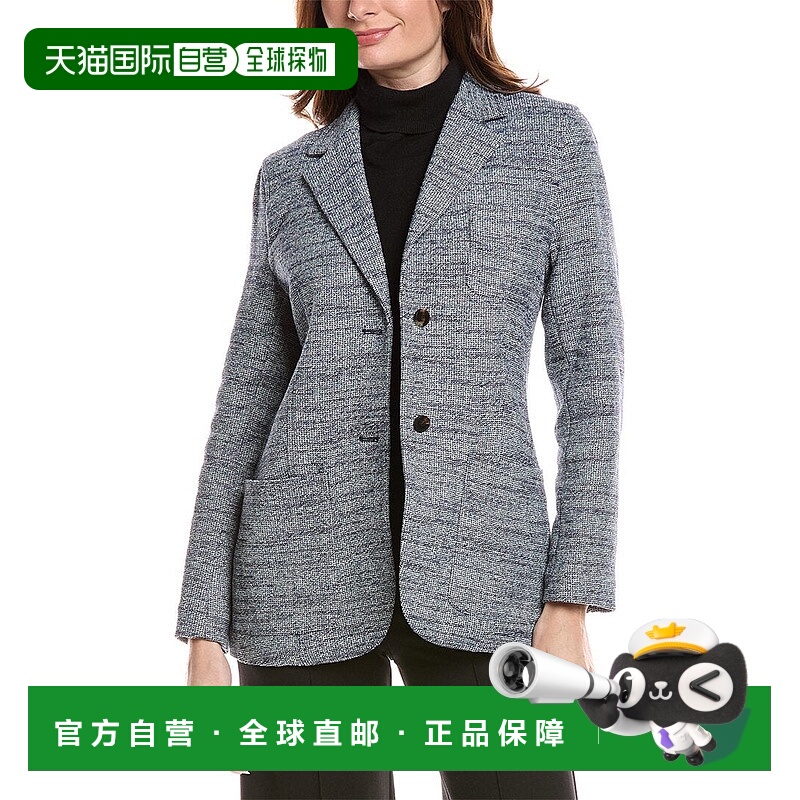 自营Lafayette 148 New York Three-Pocket Linen-Blend Blazer -