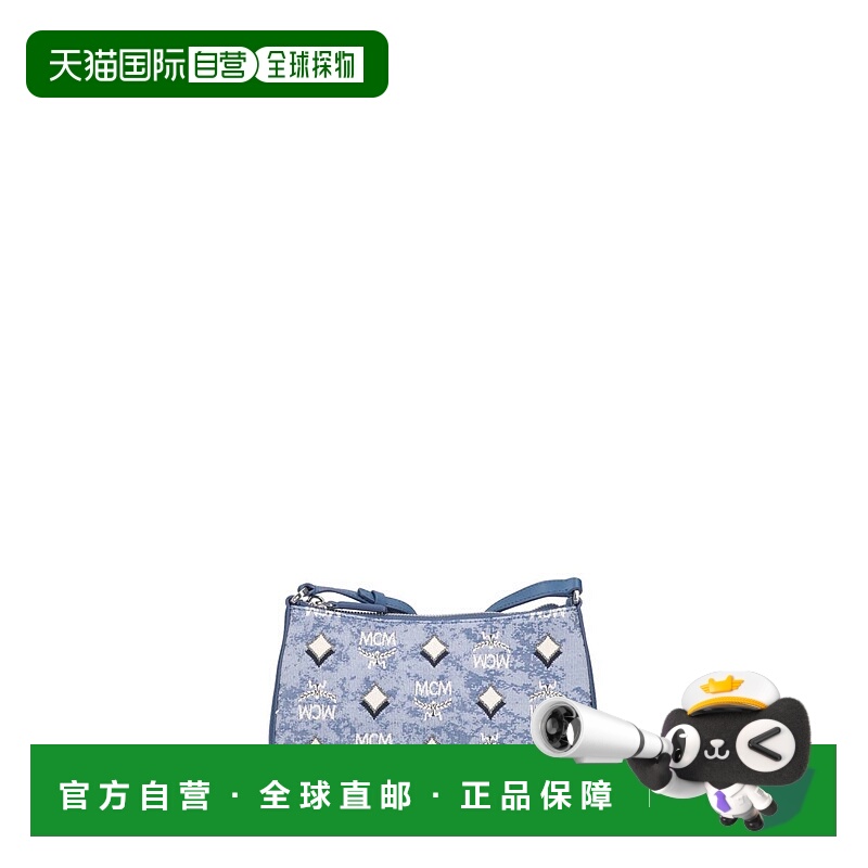 1h可退 香港直邮MCM 女士单肩包 MWSCATA01LU日常通勤时尚百搭小