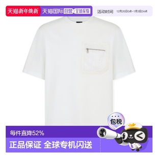 口袋短袖 香港直邮FENDI 男装 Men T恤 24FW