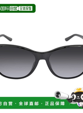 自营Jimmy Choo Dark Grey Gradient Butterfly Ladies Sunglasse