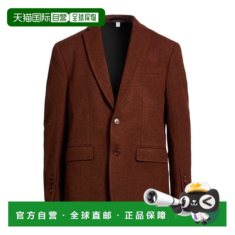 1h可退 香港直邮潮奢 Burberry 巴宝莉 男士 西装外套 orange橙色,男装,商务正装西服,淘宝优惠券,粉丝福利购,淘宝优惠卷
