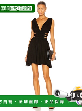 1h可退 香港直邮Alaia 女士 Edition 2004 短款垂褶连衣裙 AA9R00