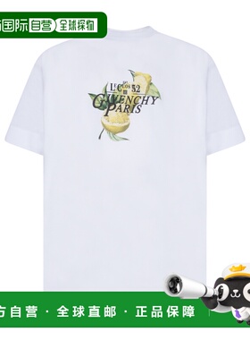 香港直邮GIVENCHY 男士T恤 BM71JA3YN6100 CO 白色