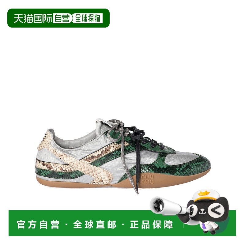 香港直邮Miu Miu 圆头运动鞋 5E428E3ZL4FB005