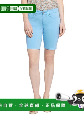 自营 NYDJ Ella Bluebell 短裤 - 蓝色 美国奥莱直发