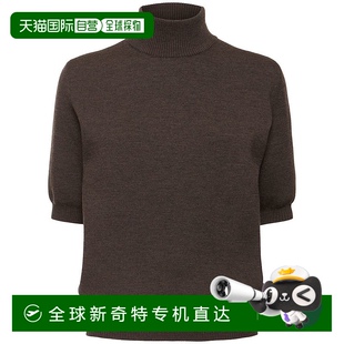 香港直邮潮奢 Marco厚重羊毛混纺针织上衣 KHAITE 女士