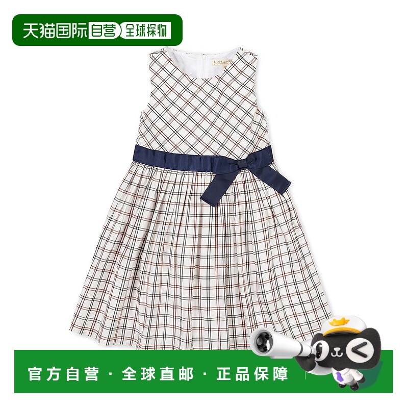 自营Hope & Henry Waist Sash Dress - multi 美国奥莱直发