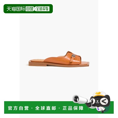 香港直邮GANNI 甘尼 女士 精饰凉拖 S3070132COGNAC