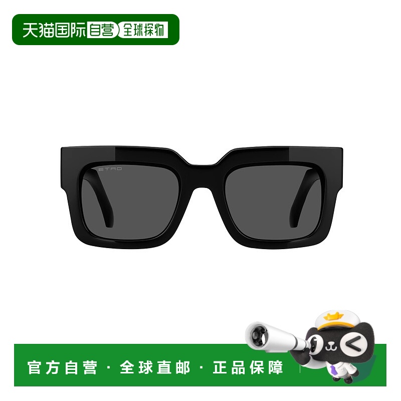 1h可退 香港直邮ETRO 男士太阳镜 ETRO0080S807IR SS2025 黑色 1N