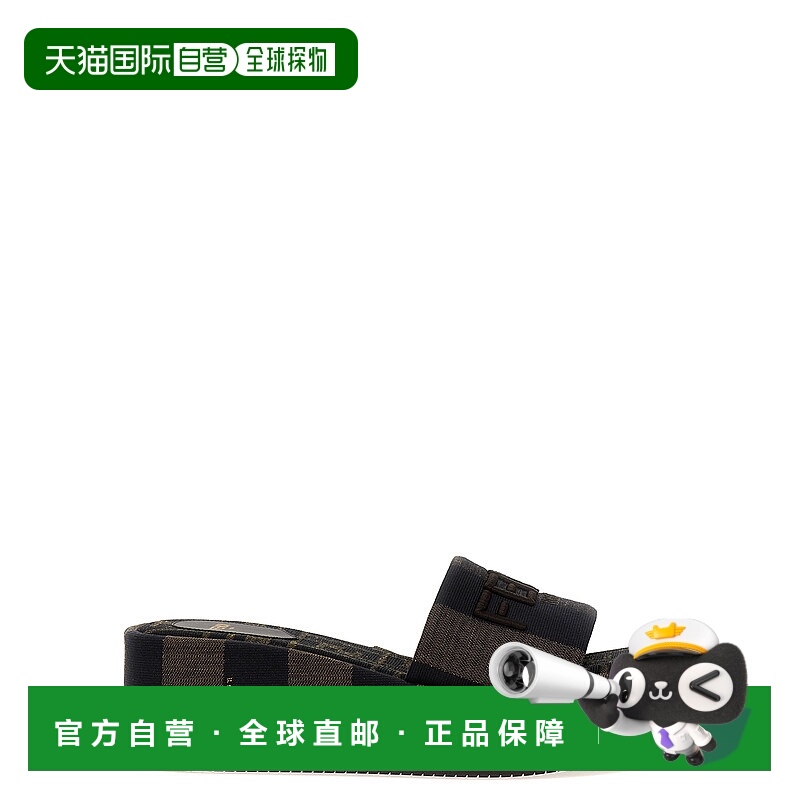 1h可退 香港直邮FENDI 女士凉鞋 8R8515AORHF1P95 SS2026 黑色 FE