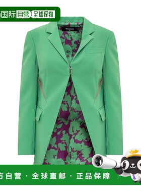 1h可退 香港直邮潮奢 Dsquared2 二次方 女士 翻领外套 S72BN0664