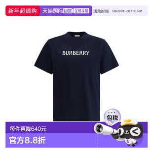 香港直邮BURBERRY 男士T恤 8122388A1222 SS2026 蓝色 Midnight b