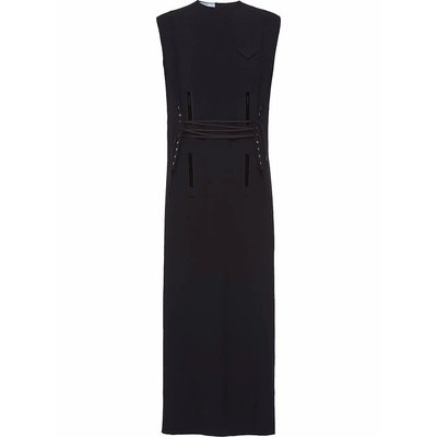 PRADA 女士连衣裙 P3H07LS221S2YF0002 SS2022 黑色