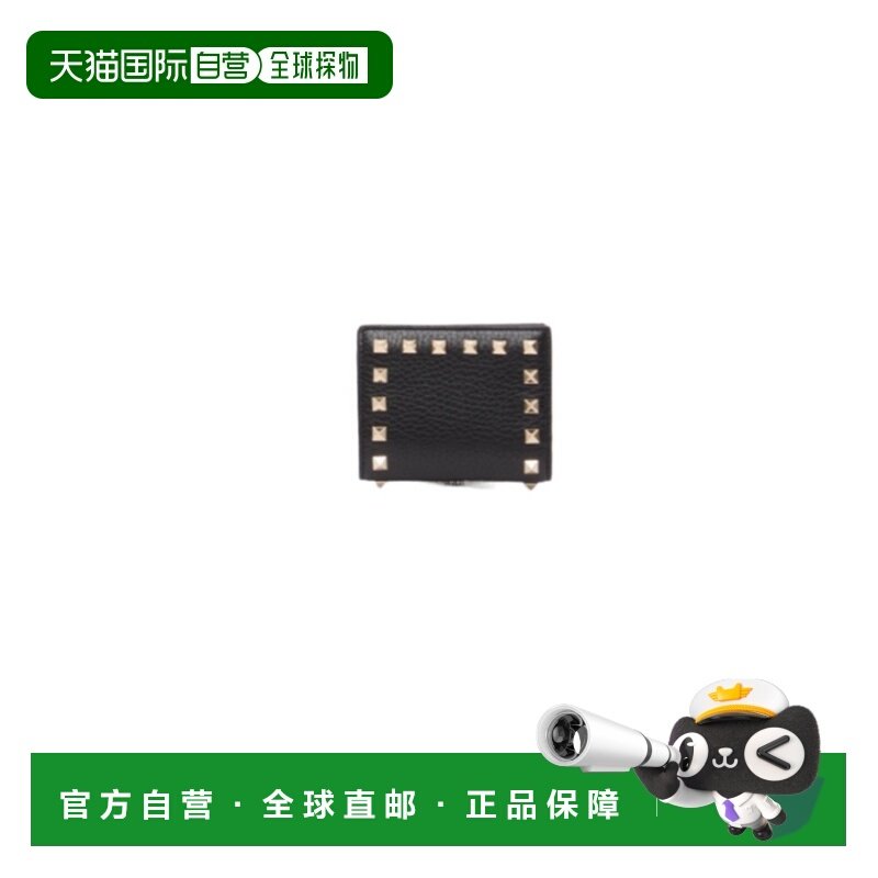 1h可退 香港直邮VALENTINO 铆钉钱包 Women crov