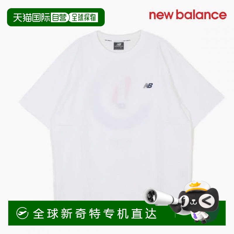 1h可退 韩国直邮newbalance  上装T恤半袖跑步