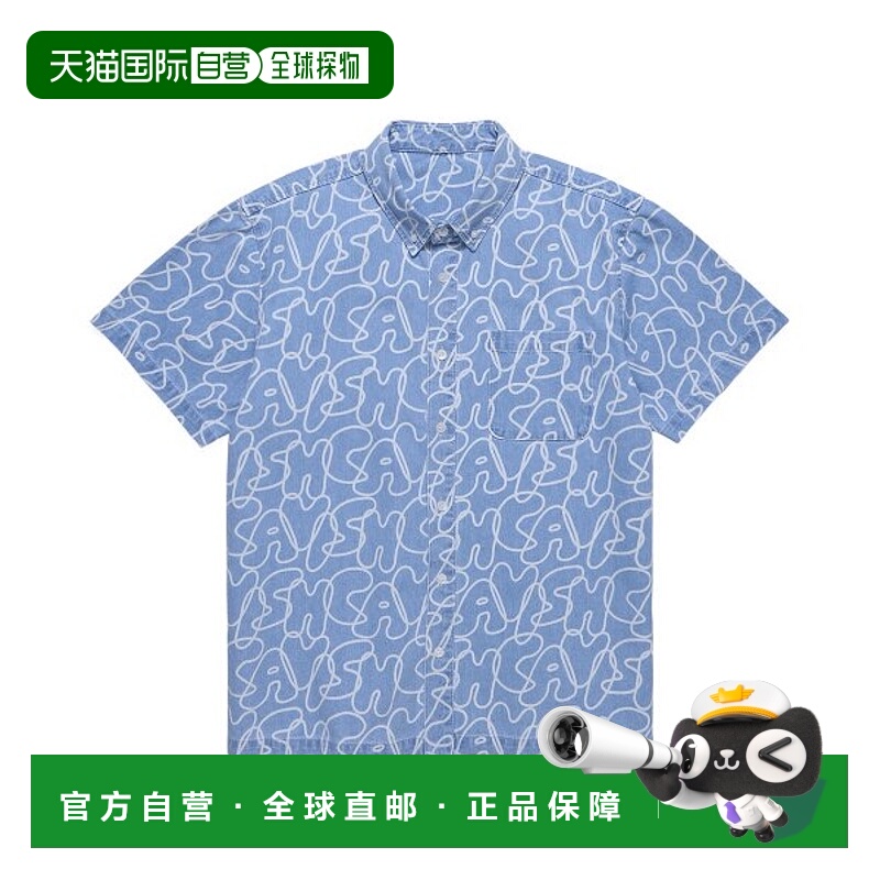 韩国直邮CAVISH 公用男衬衫 OUTLINE PATTERN HALF SLEEVE SHIRT