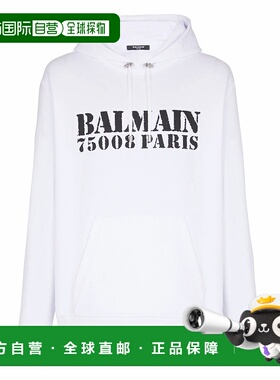 香港直邮BALMAIN 男士针织衫 FH1JT047BD04GAB AW2025 白色 Hoode