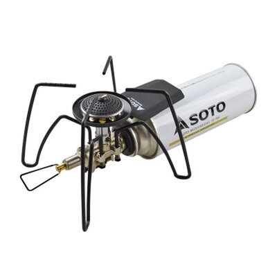 香港直邮Soto迷你蜘蛛炉黑色家用加厚便携不锈钢耐用户外露营