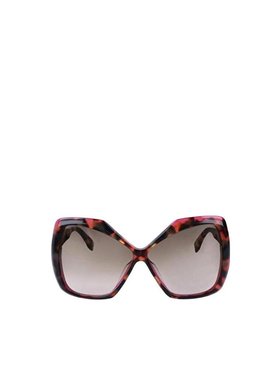 FENDI 女士眼镜 FF0092SD4Y AW2021 灰色 方框太阳镜