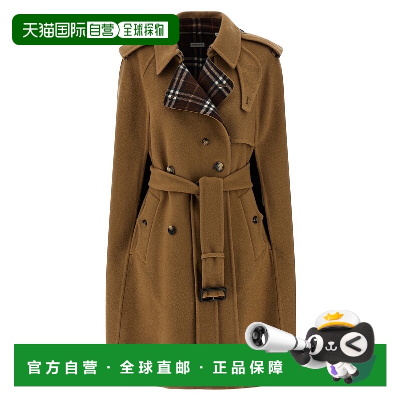 1h可退 香港直邮潮奢 Burberry 巴宝莉 女士 'Belmont' 披肩 8116