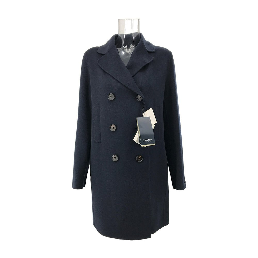 MAX MARA 女士外套 9086045306017 AW2021 黑色 双排扣大衣