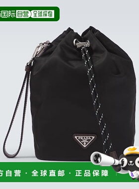 1h可退 香港直邮Prada 普拉达 男士 Speedrock Re-Nylon 皮革饰边