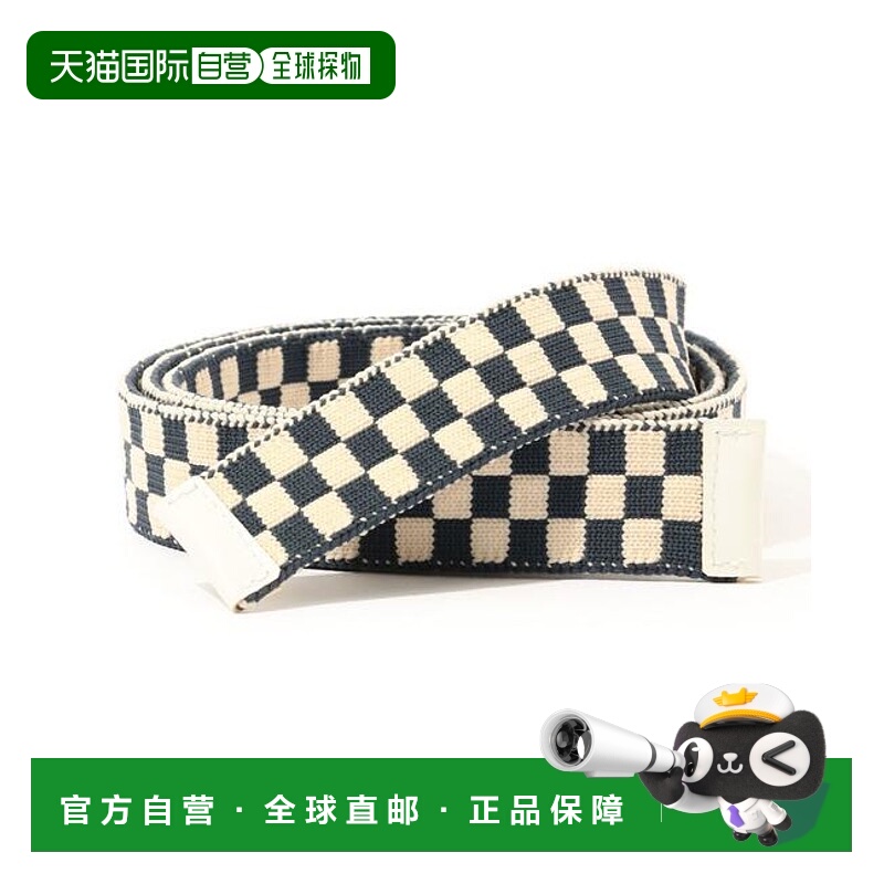 1h可退 日本直邮TOMORROWLAND GALERIE VIE MAS CHECKERFLAG 腰带