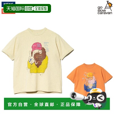 日本直邮Go Slow Caravan Melange短袖休闲T恤  362615