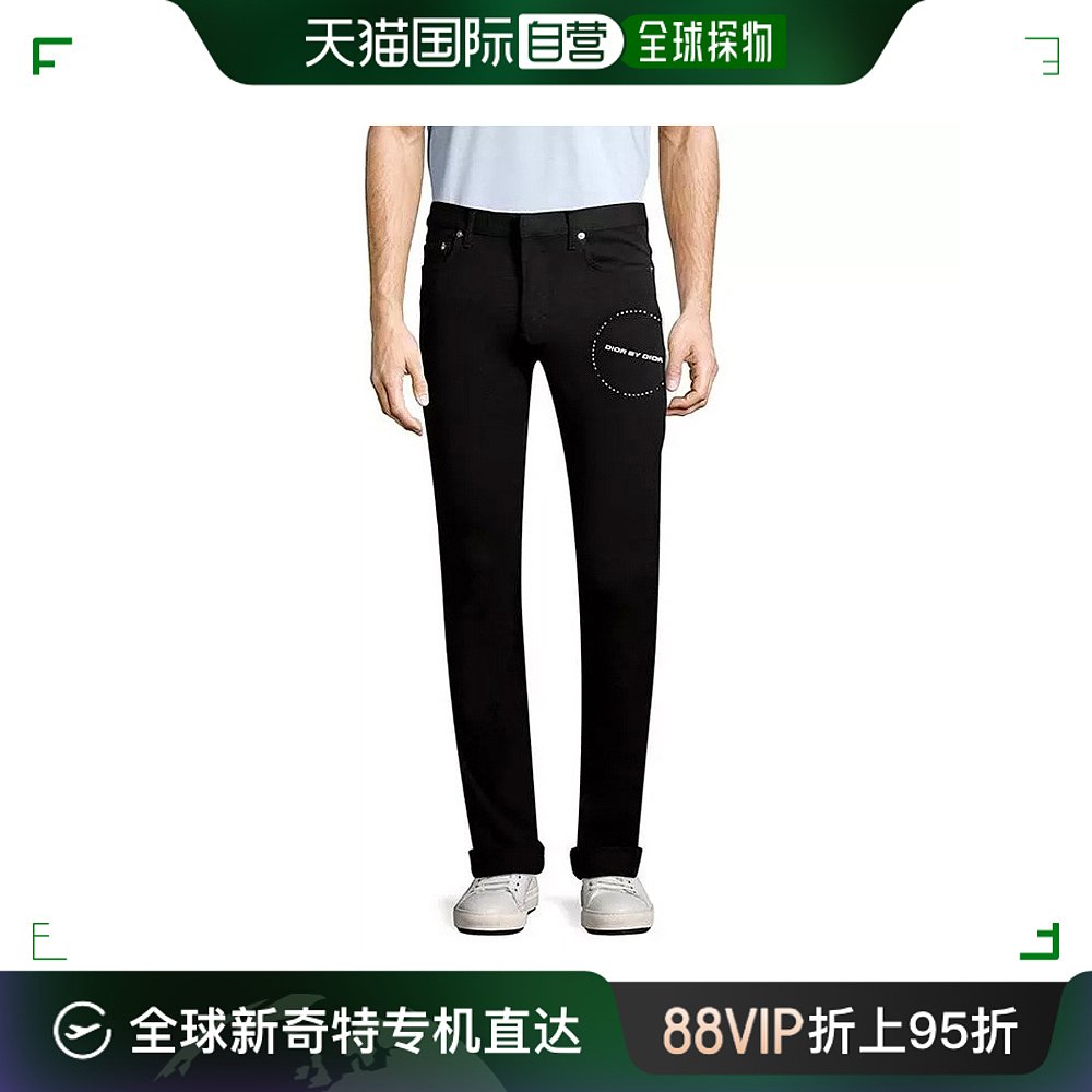 香港直邮Dior Homme 黑色男士牛仔裤 863DS11I-5493-980