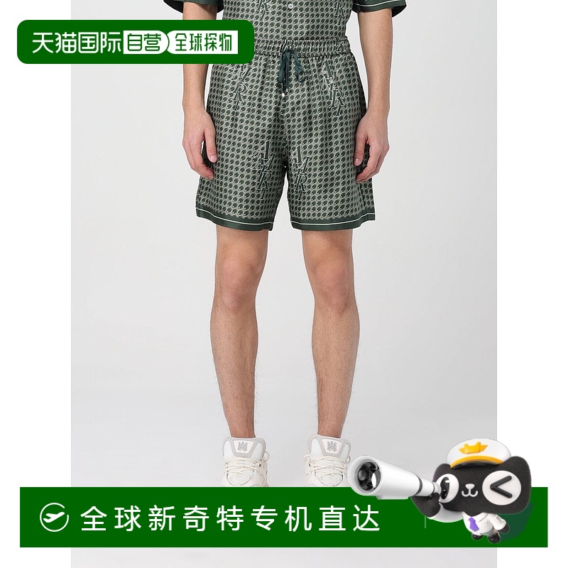 香港直邮AMIRI 男士短裤 PS24MPB005428 SS2024 黑色 STGGARD AMI