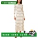 Dress Striped 自营Solid The Dora white 美国奥莱直发