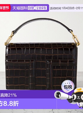 香港直邮TOTÊME 女士 Mini T-Flap 压纹手袋 244WAL0049LE0076