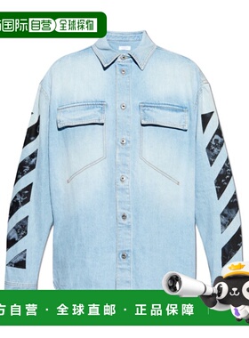 香港直邮OFF-WHITE 男士衬衫 SS2025 OMYD05HS25DEN0014600长袖