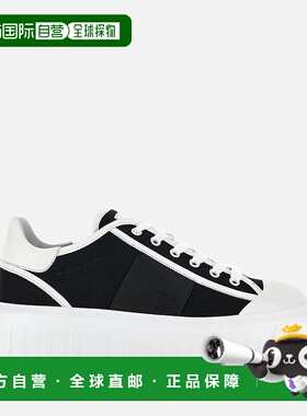 自营欧洲直邮Hogan H-Stripes黑色/白色运动鞋
