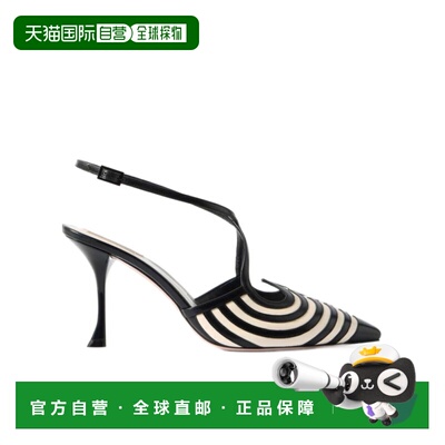 1h可退 香港直邮Roger Vivier I Love Vivier 条纹高跟凉鞋 RVW53
