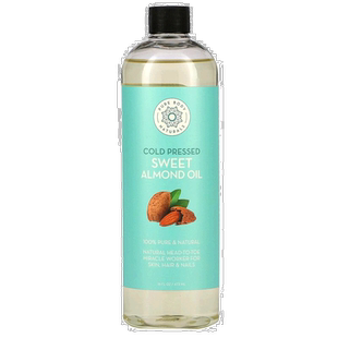 香港直邮Pure Body Naturals甜杏仁油温和滋润保湿473ml正品天然