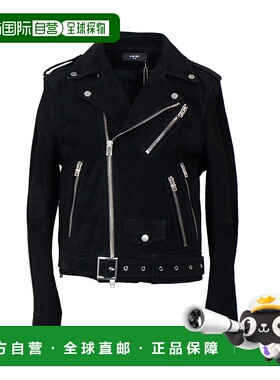 自营 amiri黑色 Perfecto 夹克 - 图案 美国奥莱直发长袖