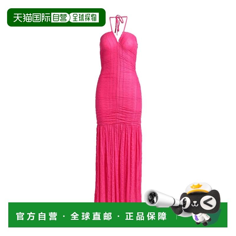 1h可退 香港直邮GANNI 甘尼 女士 长款连衣裙 pink粉色 舒适时尚,女装/女士精品,连衣裙,淘宝优惠券,粉丝福利购,淘宝优惠卷