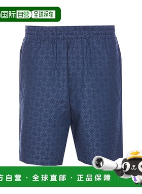 香港直邮GIVENCHY 男士短裤 BM51J75YCC063 CO 蓝色