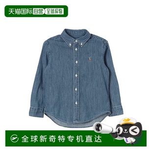 男童衬衫 1h可退 LAUREN 香港直邮POLO 322713843K001DKBLU RALPH