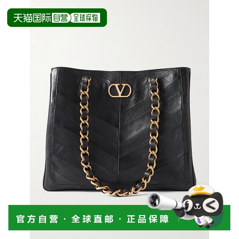 香港直邮valentino 华伦天奴 女士 VLogo 標誌性 V 型絎縫托特包