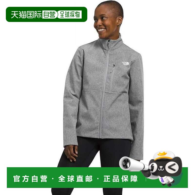 自营The North Face Apex仿生3夹克女式灰色模拟领全拉链KFC408-