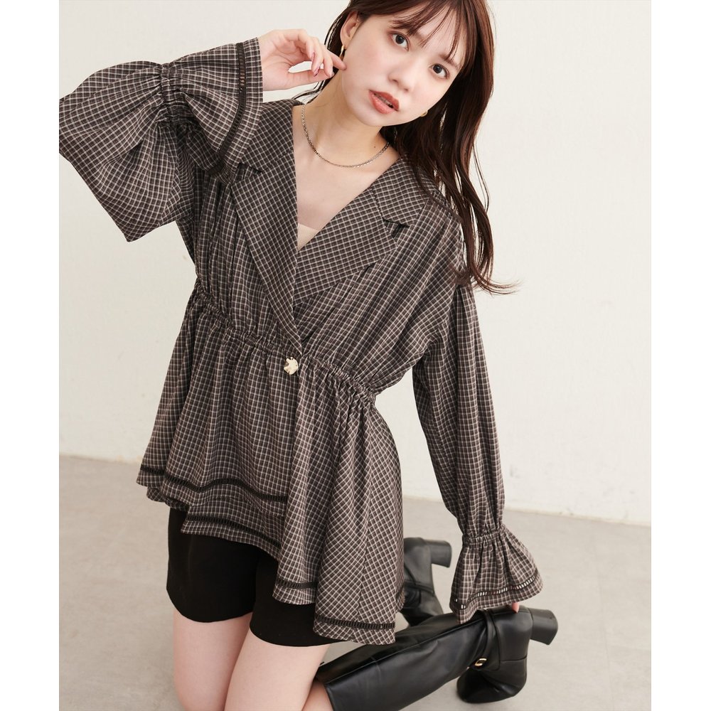 日本直邮natural couture 女装 立领裹身佩普拉姆【付后1h可退】图片