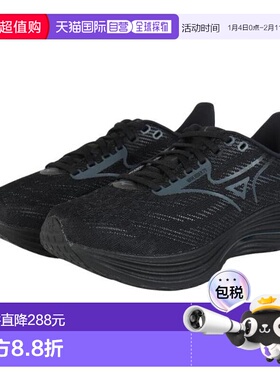 日本直邮MIZUNO 波浪骑士 29 SW 跑步鞋 [J1GC256503] 黑色美津浓