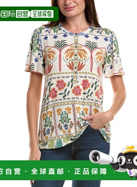 自营Johnny Was The Janie Favorite Flutter Sleeve Henley - mu